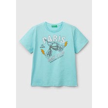 United Colors Of Benetton Erkek Bebek Tshirt 10IJ 1/6 Yaş