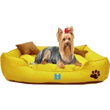 Feyza Design Ultra Yumuşak Orta Irk Kedi Köpek Yatağı, Yıkanabilir ve Kaliteli Kumaş