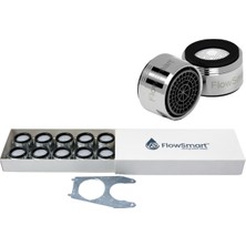 Avantaj Paketi (10’lu) – 3,7 L/dk Su Tasarruflu Aeratör | %85 Tasarruf | ØF24 Uyumlu