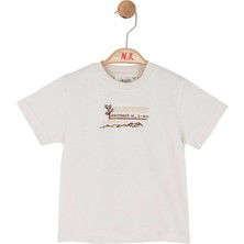 Nk Erkek Bebek Rain Forest Tshirt 1-4 Yaş Krem