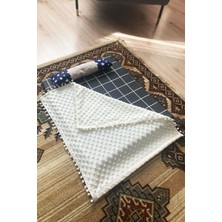 Feyza Design Konforlu Kedi Yatağı ve Pike Takımı 3'lü Set, Rahat Uyku Seti