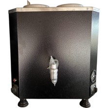 Tiryaki Mat Siyah  2 Demlikli  Çay Kazanı (Elektrikli)