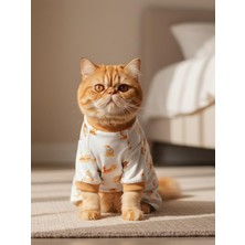 Kemique Bejjy Pamuklu Kedi Tulum Pijama