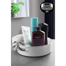 Mutfak Köşesi 360 Derece Dönen Banyo ve Buzdolabı Düzenleyici Tepsi Çok Amaçlı Organizer