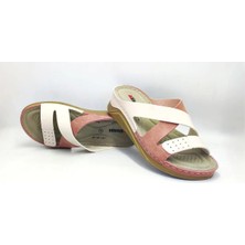 Tigerline Kadın Günlük Terlik - Bej Pudra - Ev ve Dış Mekanda Rahat Kullanım Için Hafif ve Konforlu