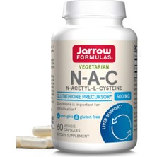 Jarrow Formulas N-A-C 500 Mg, Supplement, Antioxidant Support For Liver Health, 60 Veggie Capsules