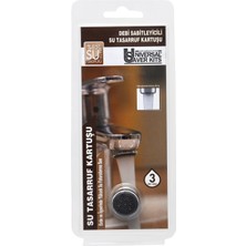 Su Tasarruf Kartuşu 3,7 L/dk | %85’e Varan Su Tasarrufu | Miks & Kuğu Uyumlu