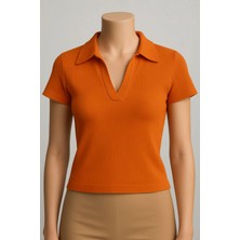 Meecy Kadın V Yaka Kaşkorse Bluz