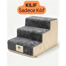 Feyza Design Yumuşak Ortopedik Merdiven Kedi ve Köpekler Için Fermuarlı Kılıf