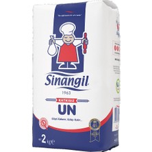 Sinangil Un 2 kg | Çok Amaçlı Buğday Unu, Ev ve Profesyonel Kullanım
