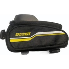 Xbyc 816 Bisiklet Kadro Üstü Çanta Siyah Gri