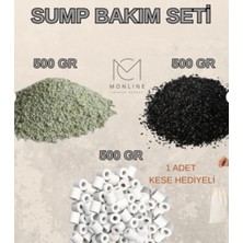 Sump Bakım Seti Zeolit - Aktif Karbon -Seramik Halka Yanında Kese Hediyeli