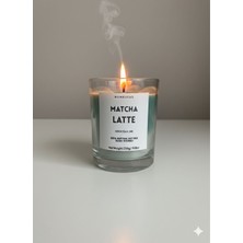 MumKusag Matcha Tasarım Cam Bardak Kokulu Mum El Yapımı