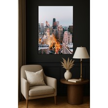 Chicago Michigan Caddesi Kanvas Tablo