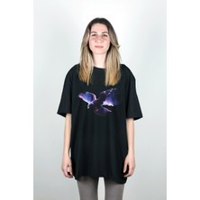 UFK Unisex Büyük Beden Baskılı T-Sirt