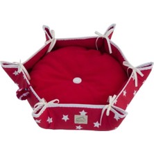 Feyza Design Kırmızı Altıgen Modern Yatak, Şık ve Konforlu Uyku Alanı