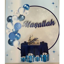 Deniz Party Store Metalik Sünnet Maşallah Kaligrafi Yazı
