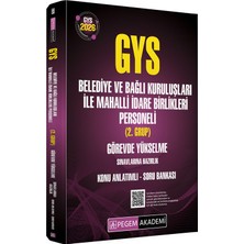Pegem Akademi Yayıncılık 2026 GYS Belediye ve Bağlı Kuruluşları ile Mahalli İdare Birlikle
