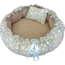 Feyza Design Rahat ve Şık 80X80 cm Kedi ve Köpek Yatağı, Konforlu Uyku Alanı