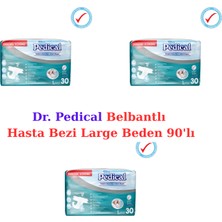 Dr. Pedical Belbantlı Hasta Bezi Large Beden 90'lı