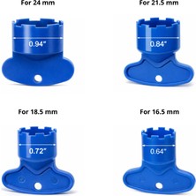 Gömme/gizli Perlatör Sökme-Takma 4’lü Anahtar Seti | ØM24 – ØM21.5 – ØM18.5 – ØM16.5
