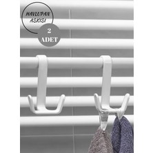 PremiumPort Çiftli Havlupan Duşakabin Askısı, Petek Banyo ve Mutfak Kancası