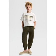 Nk Erkek Çocuk Like Tshirt 8-14 Yaş Ekru