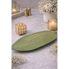 BRANDSMITHS Yaprak Formlu Dekoratif Tepsi