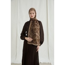 Camellia Scarfs Amber Kraş Şal - Mocha