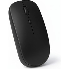 Sneezy Tüm Cihazlara Uyumlu Bluetooth Mouse Şarjlı Batarya USB Dongle ve Şarj Kablosu Dahil Siyah