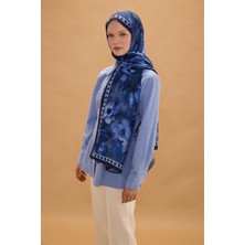 Camellia Scarfs Opera Kraş Şal - Lacivert
