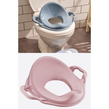 Klozet Kapağı Adaptörü,çocuk Tuvalet Eğitimi Alıştırma Oturağı Renkli Pembe