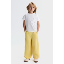 Nk Kız Çocuk Vibrant Pantolon 4-8 Yaş Sarı