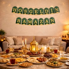 Okavango "hoş Geldin Ramazan" Dekorlu Süsü, Ramazan Süsleri, Ramazan Tavan Süsü Ürünleri Ramazan Süsleri, Sahur Iftar