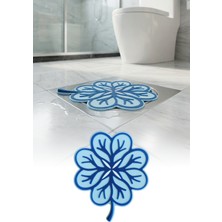 Omilife Yaprak Model Gider Koku Önleyici Silikon Mat – Banyo Mutfak Balkon Lavabo Gider Kapağı 16X16CM