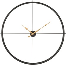 Mudo Home CLARA BLACK DUVAR SAATİ 90CM