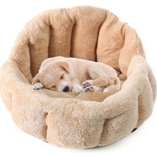Feyza Design Yumuşak Peluş Köpek ve Kedi Yatak, Konforlu ve Şık Tasarım