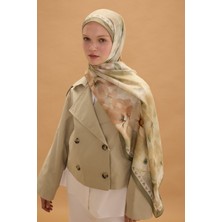 Camellia Scarfs Opera Kraş Şal - Olive