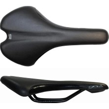 Selle Royal Seta Sele Çelik Ray Kelepçesiz 260MM 130MM Siyah Antrasit