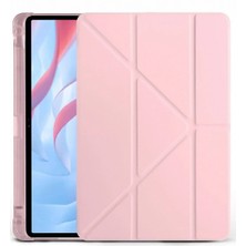 Mrt Global  Huawei Honor Pad X9A Kalemlikli Mars Tablet Kılıfı - Rose Gold 529874