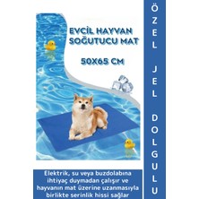Feyza Design Hafif Kaymaz Soğutucu Köpek ve Kedi Yatak 50X65 cm