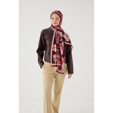 Camellia Scarfs Opera Kraş Şal - Bordo