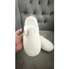 Zubiy Ev Terliği Kemer Geçmeli Şık Giyim Yumusak Kaymaz Taban Çeyiz Bohça Misafir Terliği