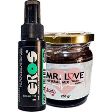 Eco Lounge Eros Büyük Boy Time Stop Sprey 60ML AVNY060 ve Mr Love Yetşkin Erkeklere Özel Hareketlendirici Paste 240 gr AVNY060