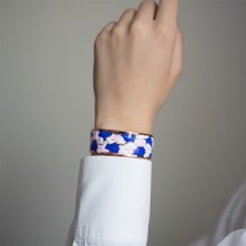 Mine Işlemeli Bakır Bileklik