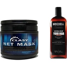 Eco Lounge Brickell Saçta Beyazlık Giderici Bakım Şampuanı 237 Ml/clasy Net Mask Dolgun Için Maske 450 ml