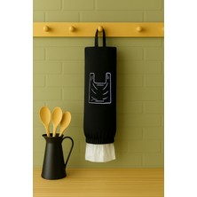 PremiumPort Pratik Çok Amaçlı Mutfak Organizeri, Siyah Poşetlik ve Düzenleyici