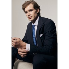 İmza Koyu Lacivert 6 Drop Kılıç Yaka Slim Fit Classic Takım Elbise 1001255125