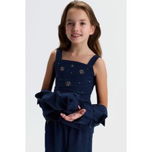 Nk Kız Çocuk Cashmere Crop 8-14 Yaş Lacivert