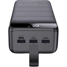 Teknodayım Teknolojik Powerbank Çoklu Şarj Girişi 50.000 Mah Taşınabilir Dijital Göstergeli Seri 2026